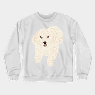 Cute Puppy Smiling Crewneck Sweatshirt